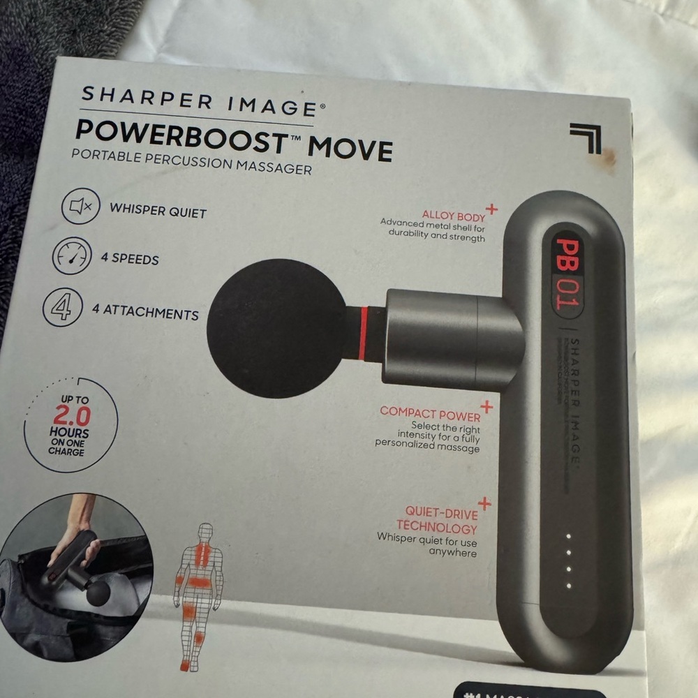 Sharper Image Powerboost Move Massager
